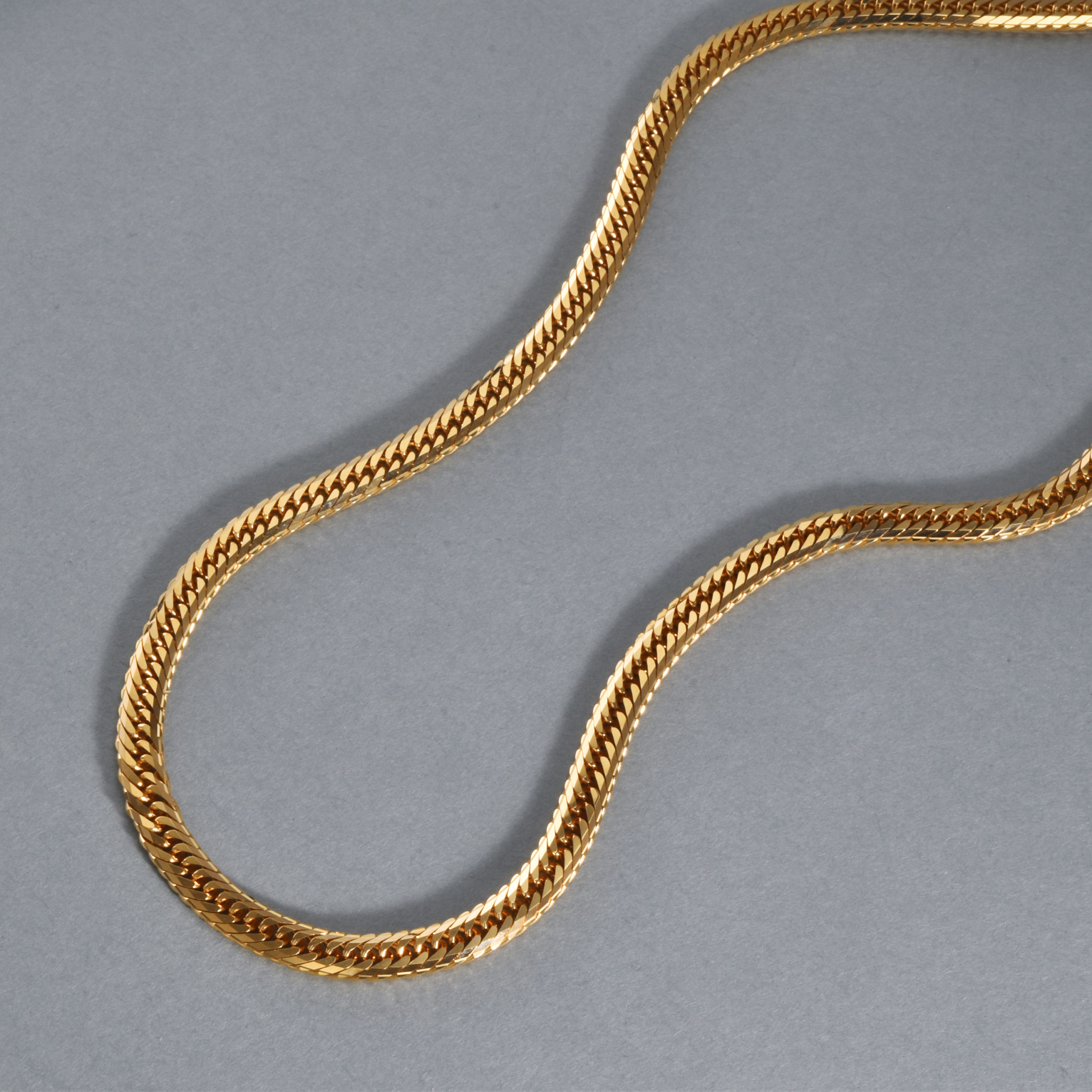 K18 18金 喜平ネックレス 14面トリプル Mカット 25g 50cm 4.3mm幅 中