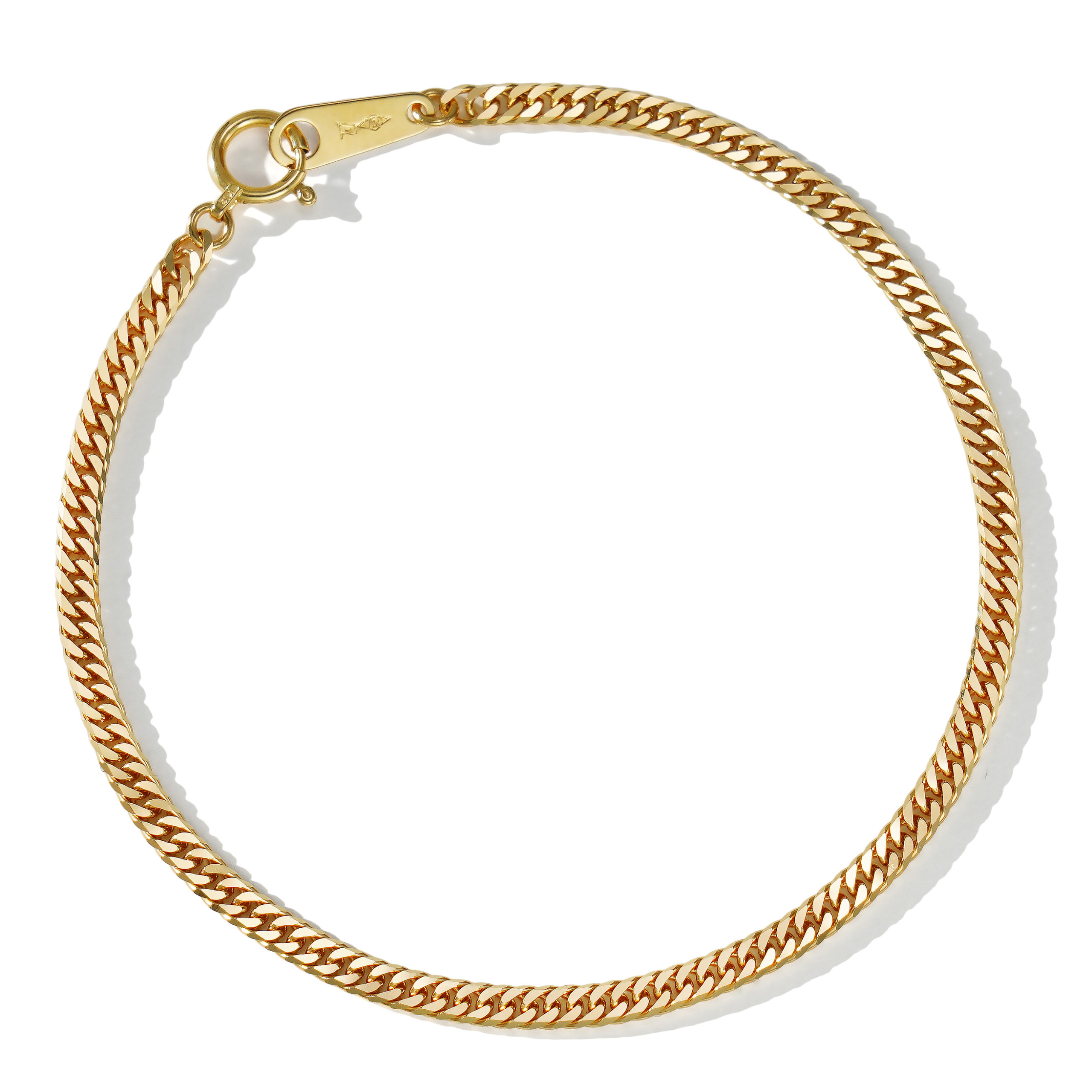 K18 18金 喜平ブレスレット 6面ダブル 3.5g 17cm 2.5mm幅 引輪 | SPERANZA