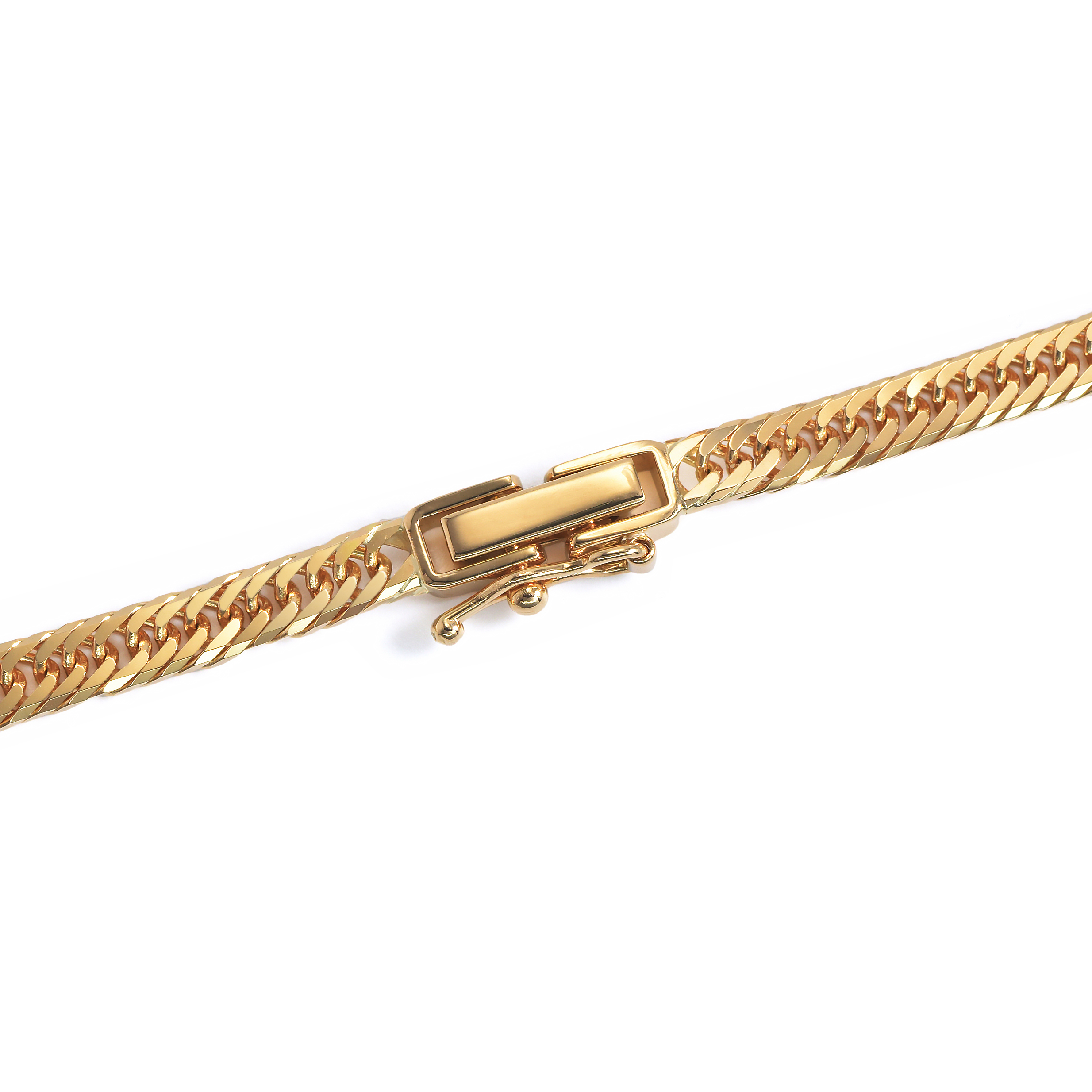 K18 18金 喜平ブレスレット 8面トリプル フラットカット 5g 18cm 3.2mm