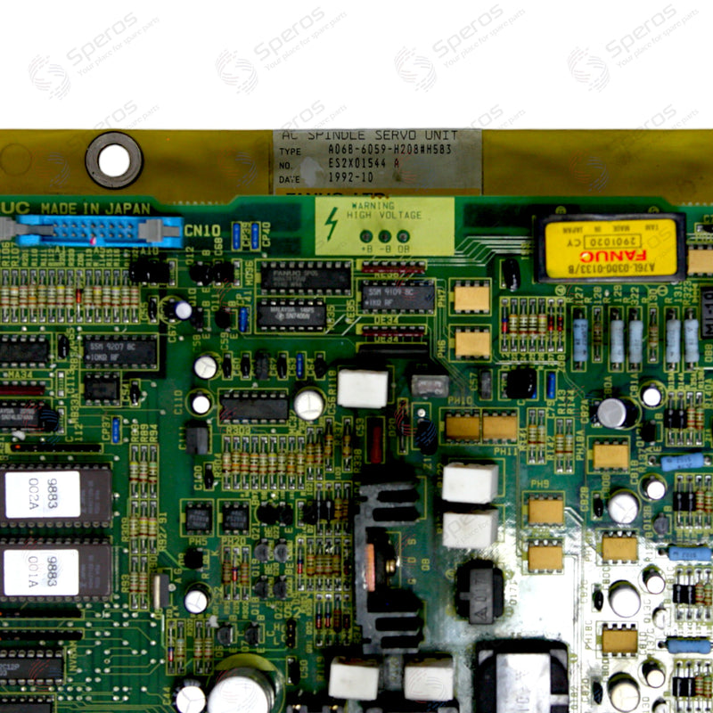 Fanuc Ac Spinde Servo Unit A06B-6059-H208#583 A20B-1003-0010/18B A20B-