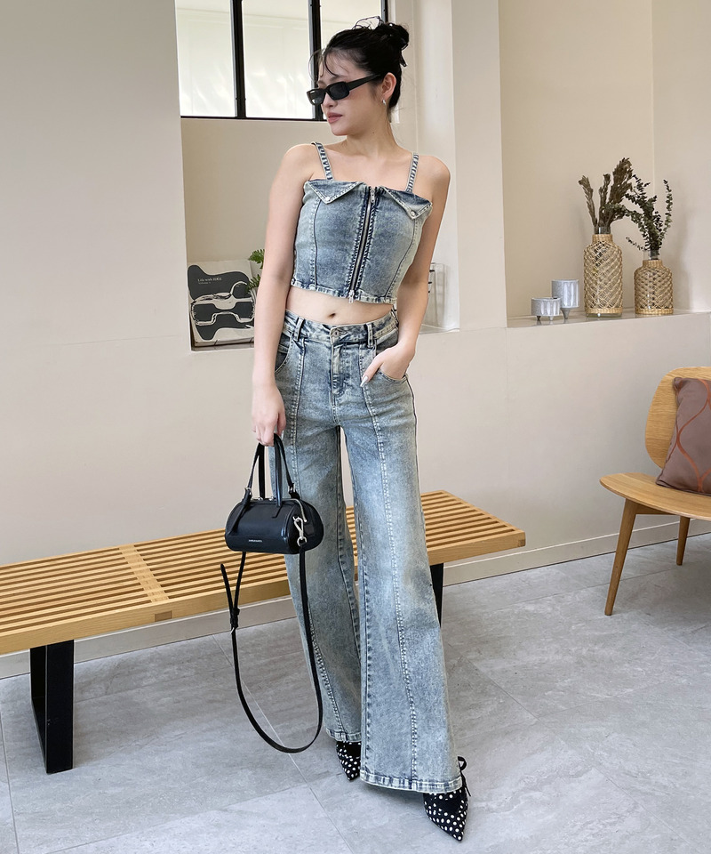 デニムビスチェセットアップ｜SPIRALGIRL スパイラルガール 商品詳細