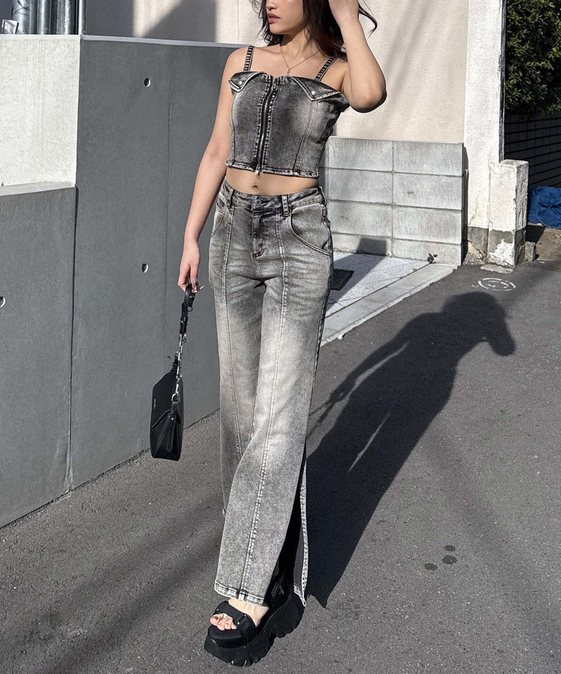 デニムビスチェセットアップ｜SPIRALGIRL スパイラルガール 商品詳細