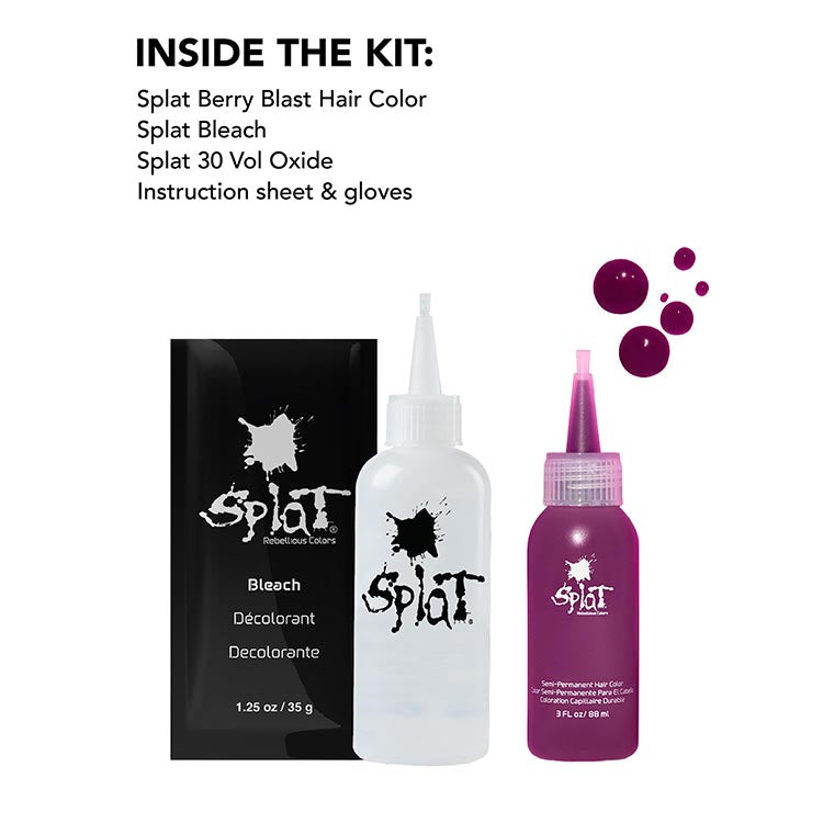 Berry Blast: Purple Semi-Permanent Hair Dye Kit | Splat Hair Color
