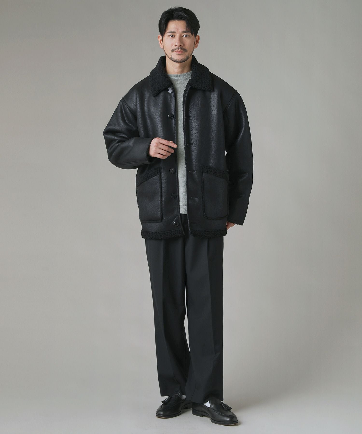 フェイクムートンカラーランチジャケット | 【公式】SPU スプ公式通販