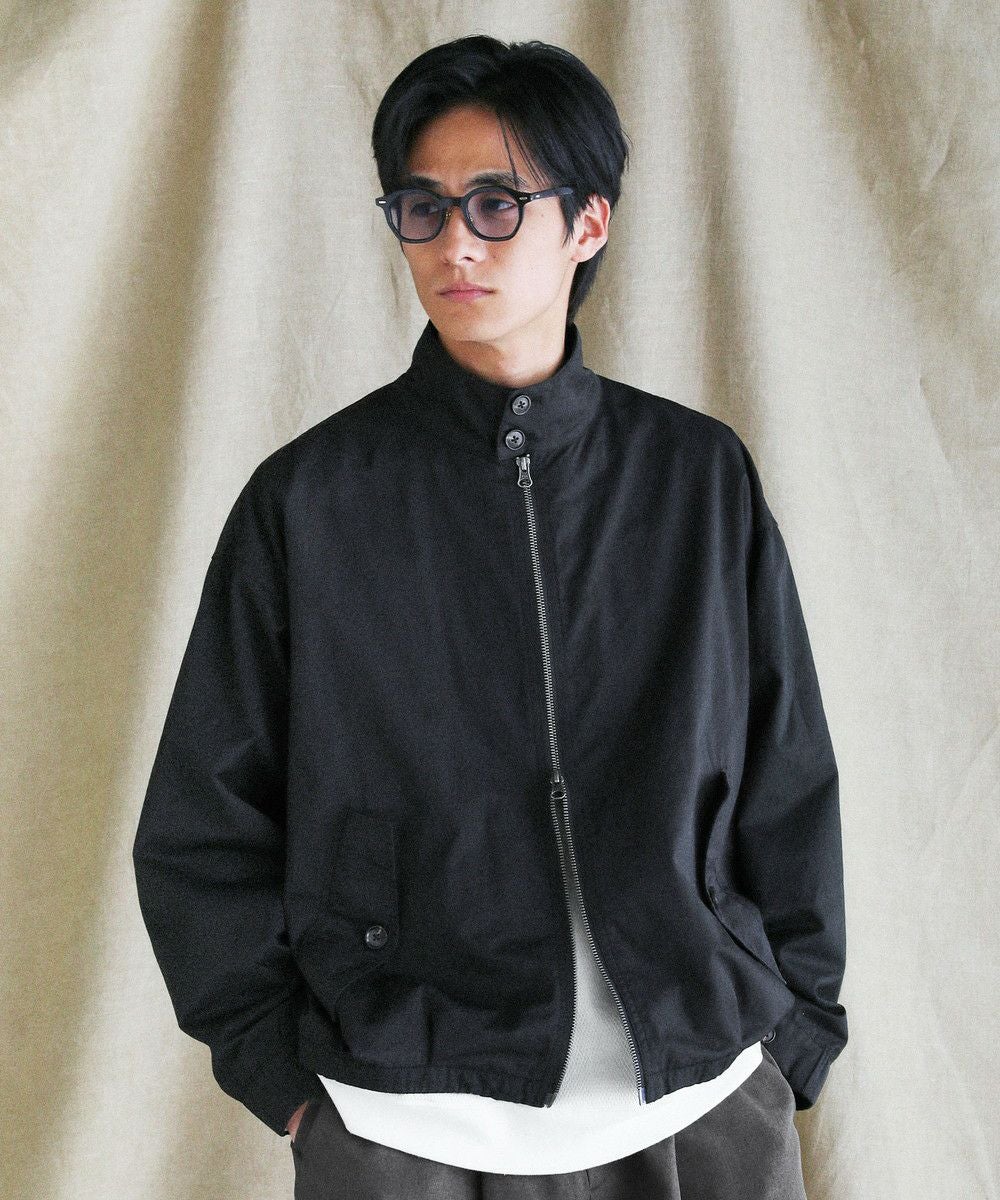 コットンナイロン高密度ツイルG9スウィングトップハリントン