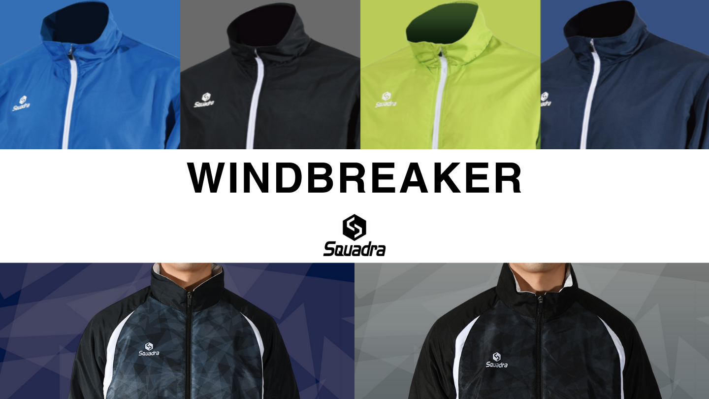 スタイリッシュでいて、機能的。スクアドラのウィンドブレーカー