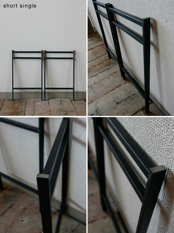 送料無料≪鉄脚≫【フラットアイアンレッグ/ショート/シングル・ダブル