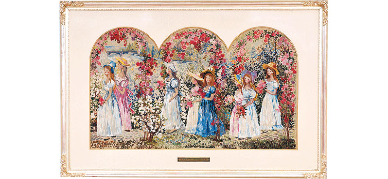 尾上雅野絵画刺繍展 | 日本手芸普及協会