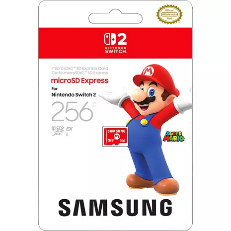 MicroSD Card for Nintendo Switch 2 (256GB) | Shop Now
