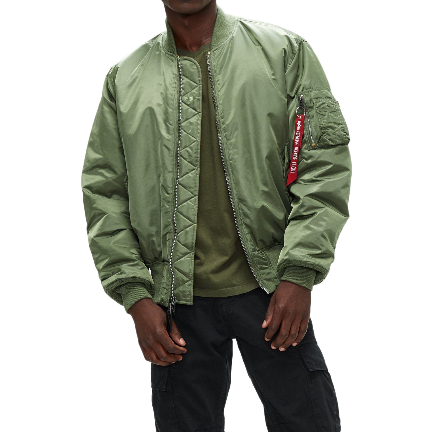 Men's Alpha Industries MA-1 Core Flight Jacket - Sage Green - Shop
