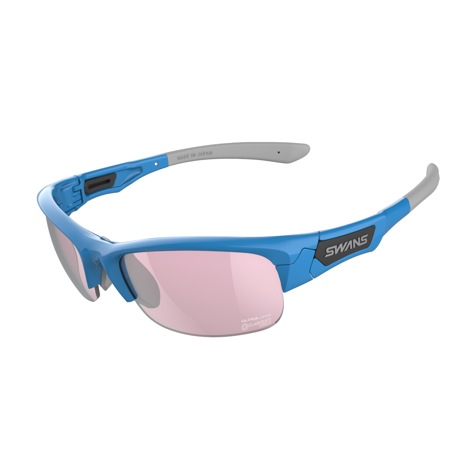 赤レンズ ゴーグル SWANS 青