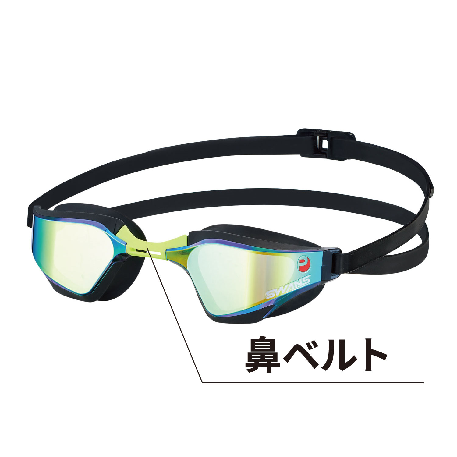 SWANS SENSOR WTR 電動ファン付ゴーグル レッド