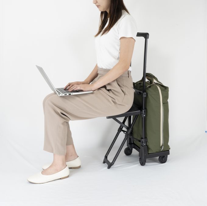 D-639 プレーネ 座面付 (L21) オリーヴ| キャリーバッグは信頼のスワニー