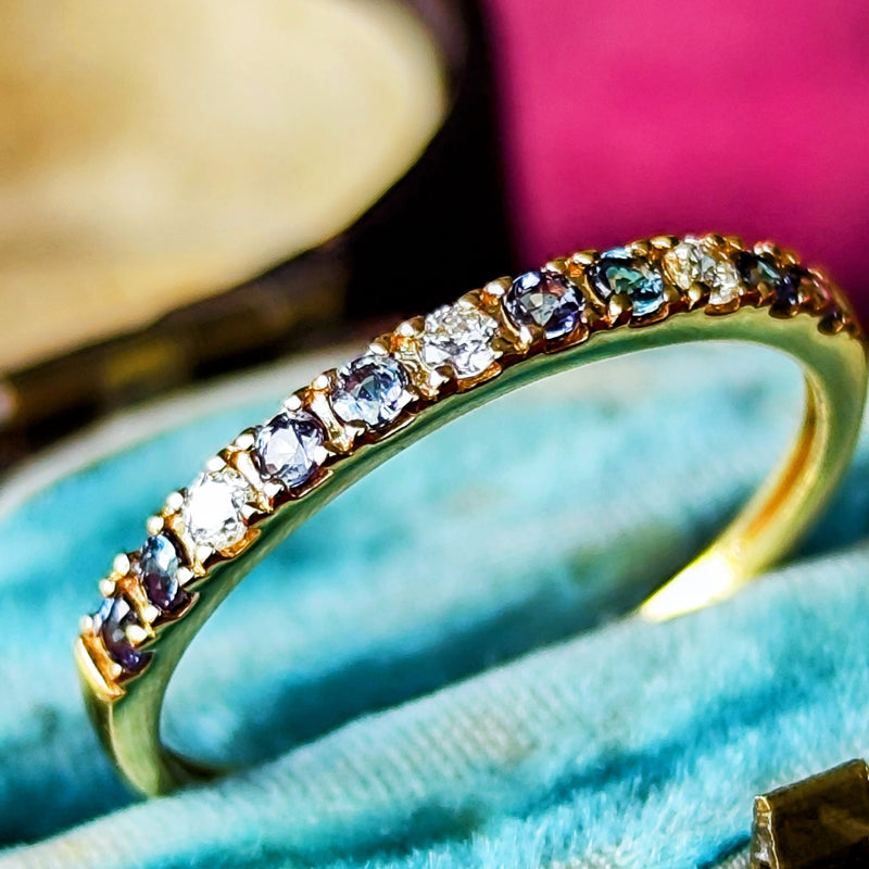 天然アレキサンドライト 天然ダイヤモンド リング – Mico宝飾店