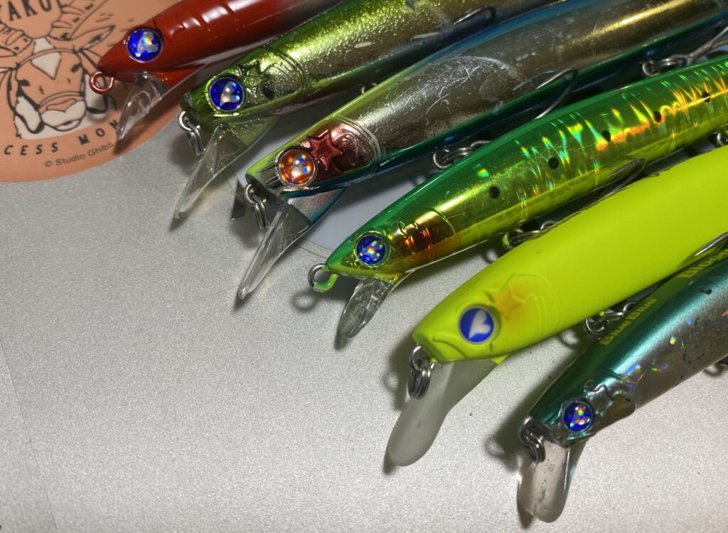 先日発売されたばかりのブローウィン110Sでシーバスを・・。博多湾奥