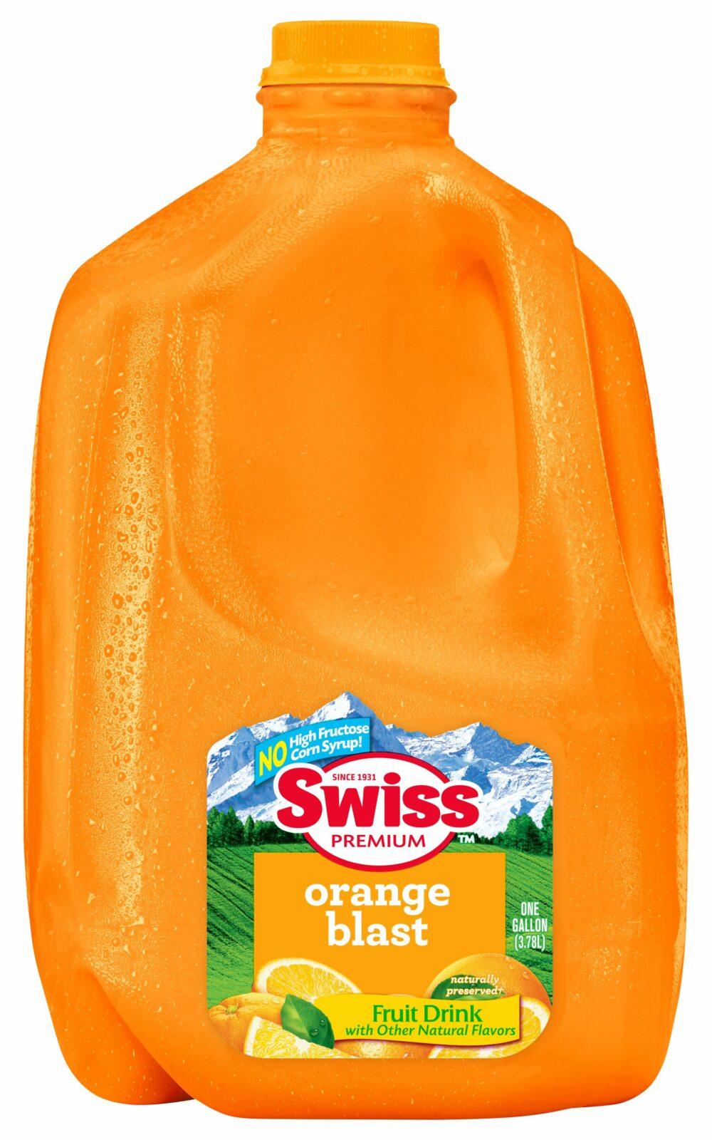 Orange Blast Plastic Gallon - Swiss Premium™ Dairy