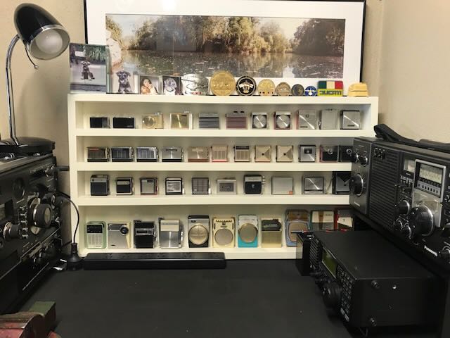 Mark's collection of vintage micro radios | The SWLing Post