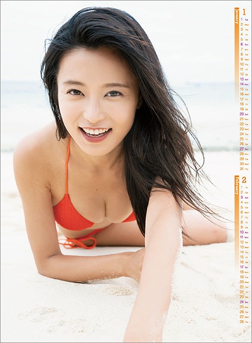 小島瑠璃子 2018年 カレンダー サイン入り 小島瑠璃子 2018年