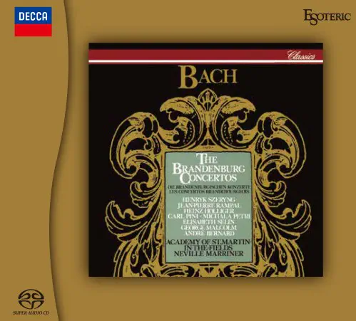 バッハ:ブランデンブルク協奏曲全集/NEVILLE MARRINER/ネヴィル