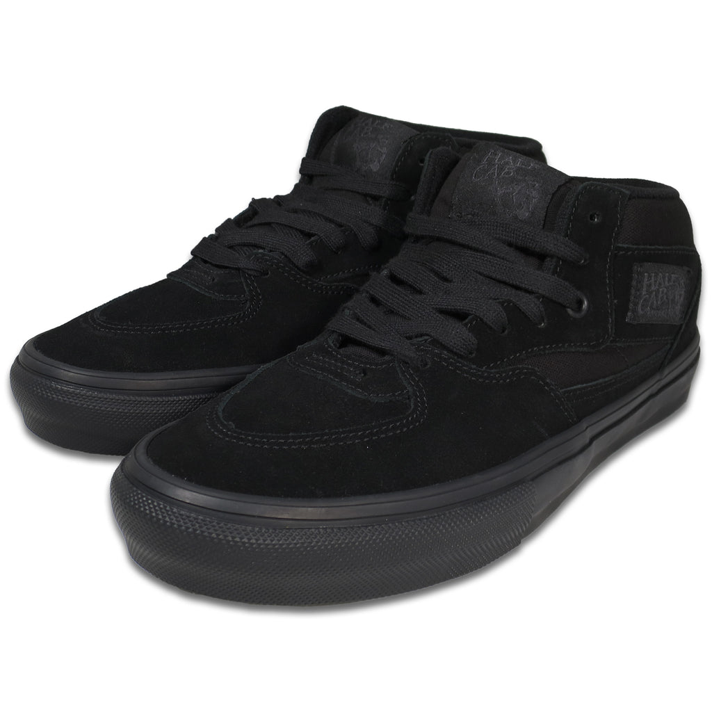 VANS SKATE HALF CAB BLACK / BLACK SHOES 【 バンズ スケート ハーフ
