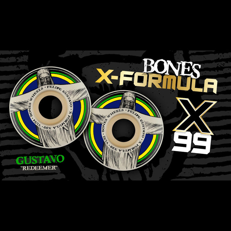 BONES X-FORMULA V1 GUSTAVO REDEEMER WHEEL 52mm 99A 【 ボーンズ X