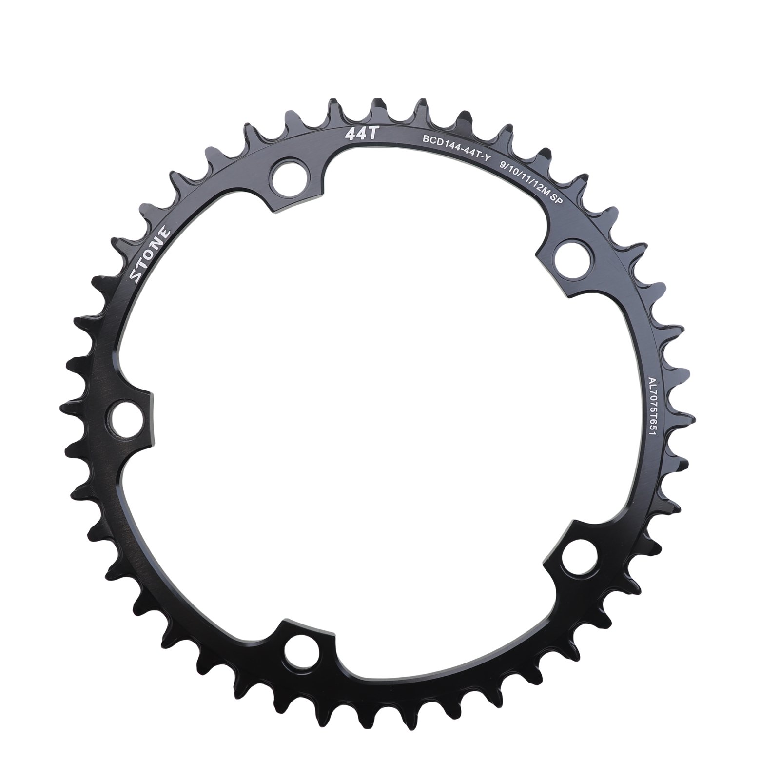 Stone 144BCD フィクシーバイク用ラウンドチェーンリング ナローワイド