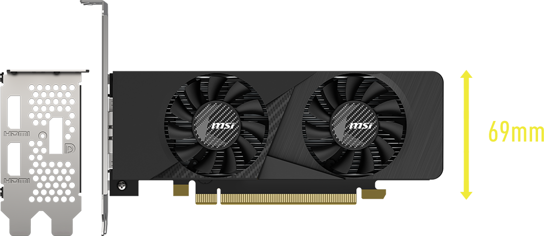 MSI GeForce RTX 3050 LP 6G OC