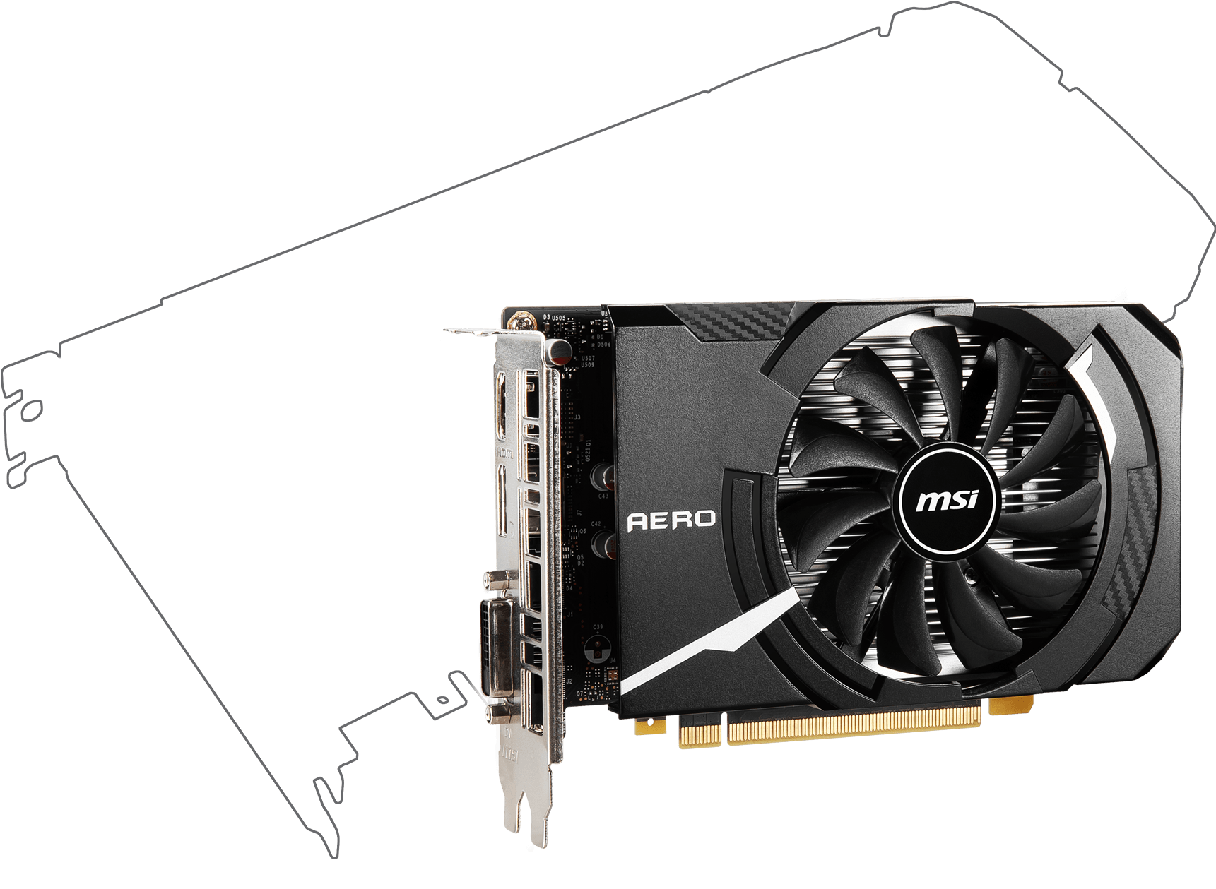 MSI GeForce GTX 1650 D6 AERO ITX