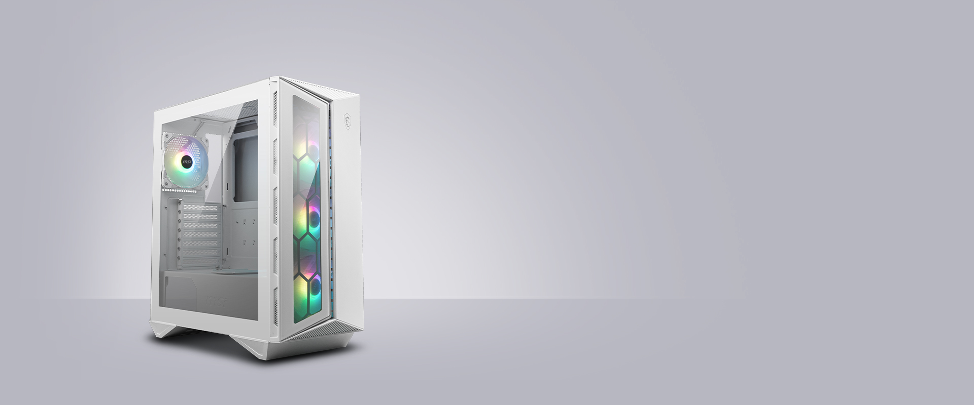 MPG GUNGNIR 110R WHITE | Gaming Case | THE NEW FORM