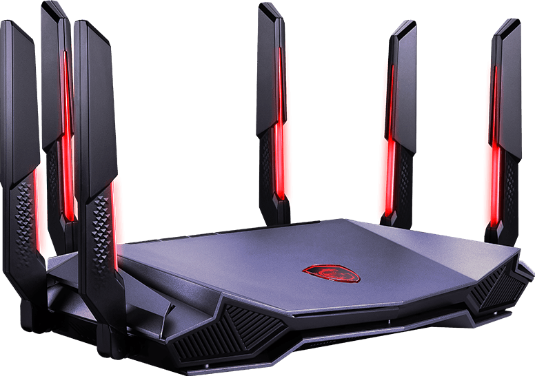 MSI RadiX AXE6600 WiFi 6E Tri-Band Gaming Router | GRAXE66