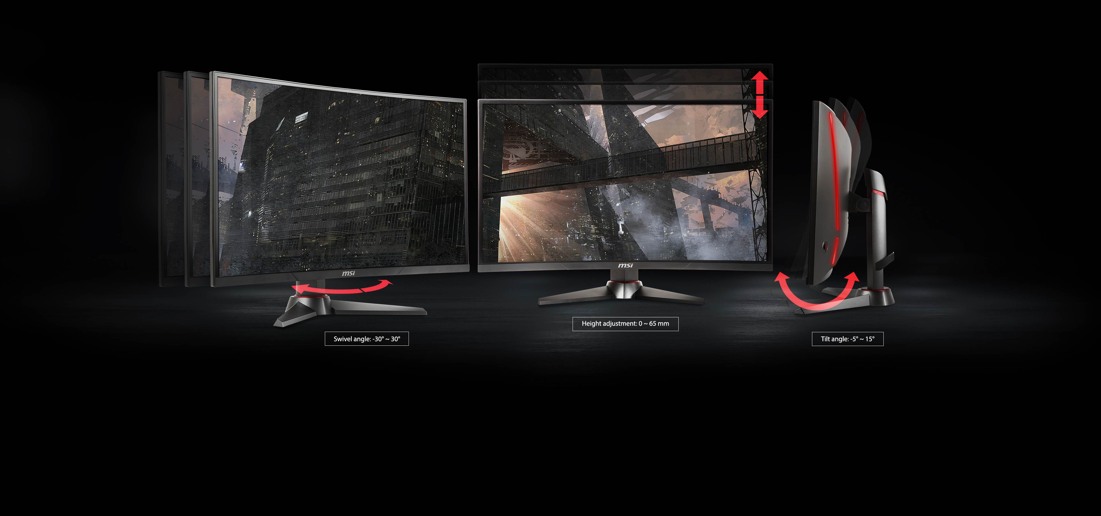 Monitor - Curved Gaming Monitor - MAG24C | MSI Global