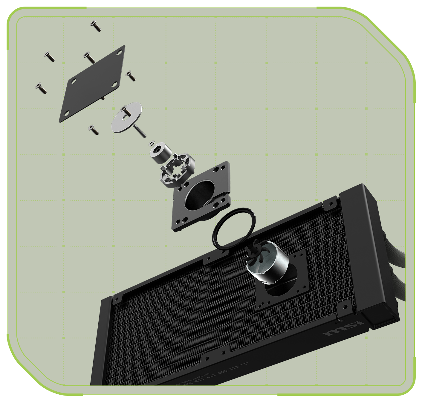 MAG CORELIQUID C240 EVA e-PROJECT | Liquid Cooler