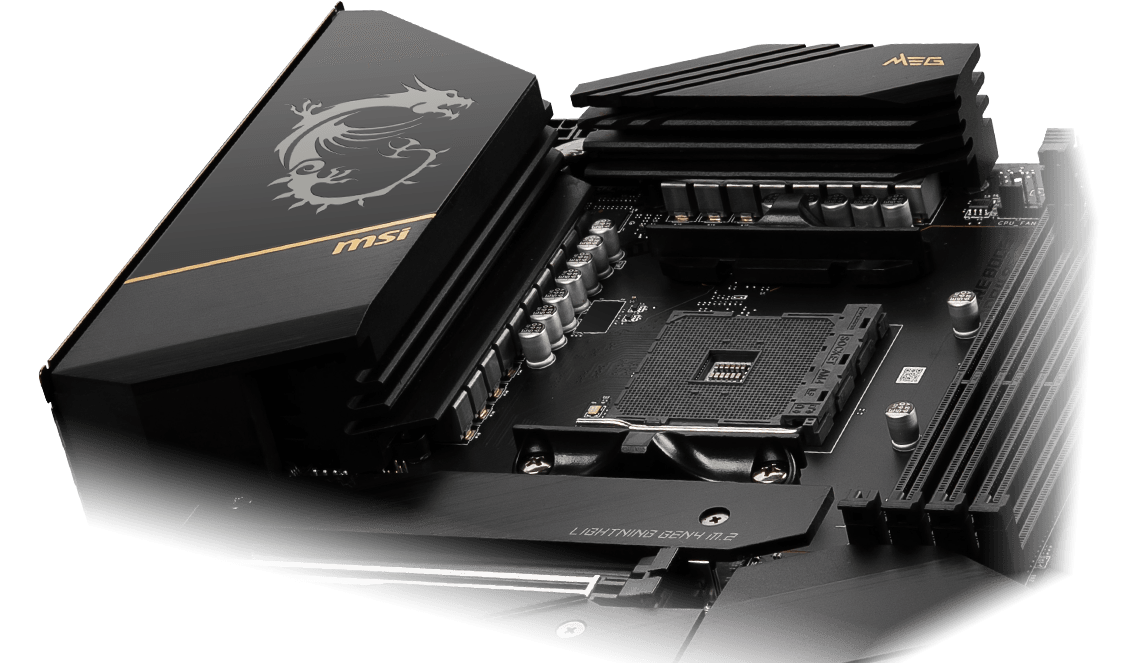 MSI MEG X570S ACE MAX - Mystic Light, Direct 16+2 Phase 90A SPS