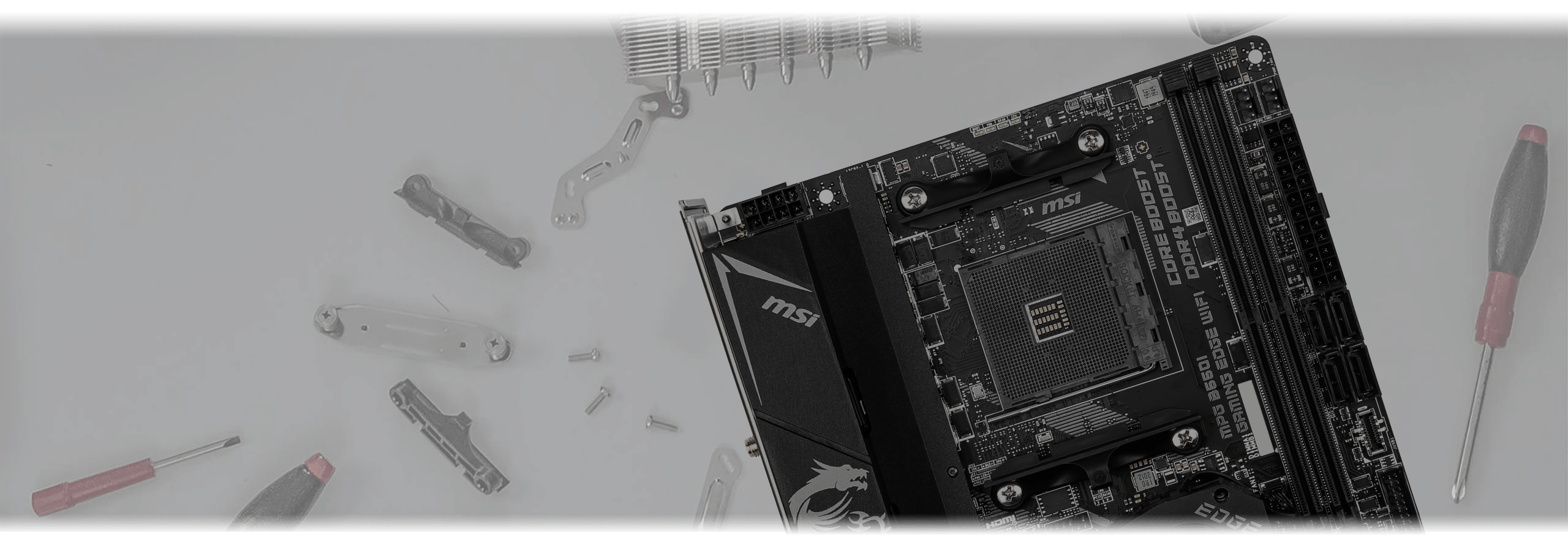 MSI MPG B550I GAMING EDGE WIFI AMD AM4 DDR4 M.2 USB 3.2 Gen 2 HDMI