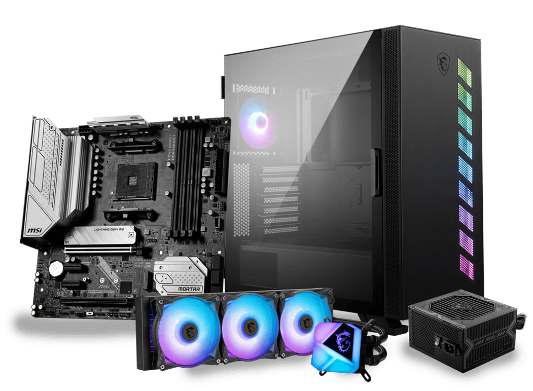 MSI MAG B550M MORTAR MAX WIFI AMD AM4 DDR4 Lightning Gen 4 M.2