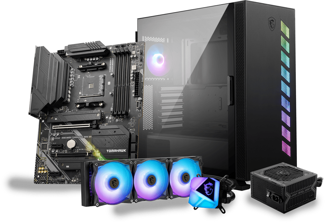 MSI MAG B550 TOMAHAWK MAX WIFI AMD AM4 DDR4 Lightning Gen 4 M.2