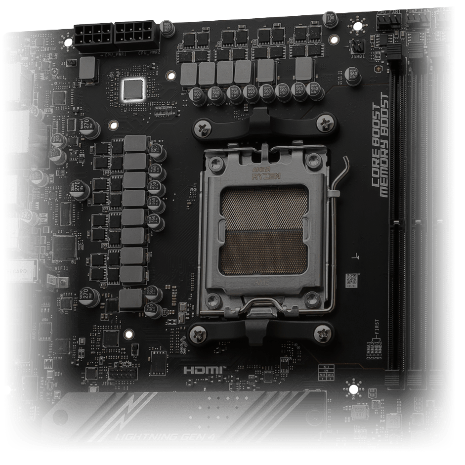 MSI B650 GAMING PLUS WIFI, ATX - AMD Ryzen 7000 - 12+2 Phases