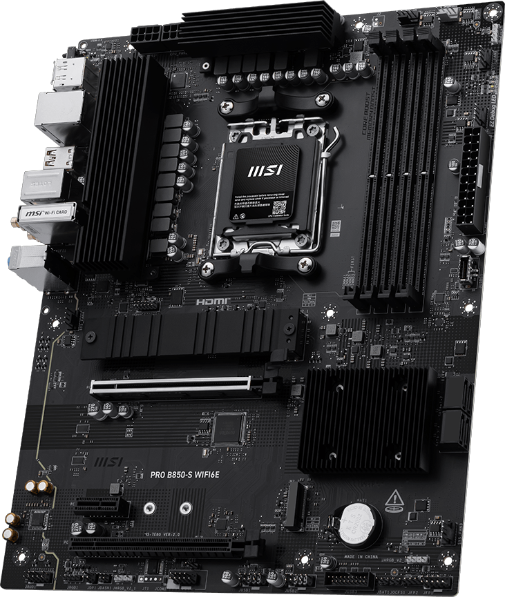 PRO B850-S | PRO Series Motherboards｜Best Motherboard for AI PC｜MSI