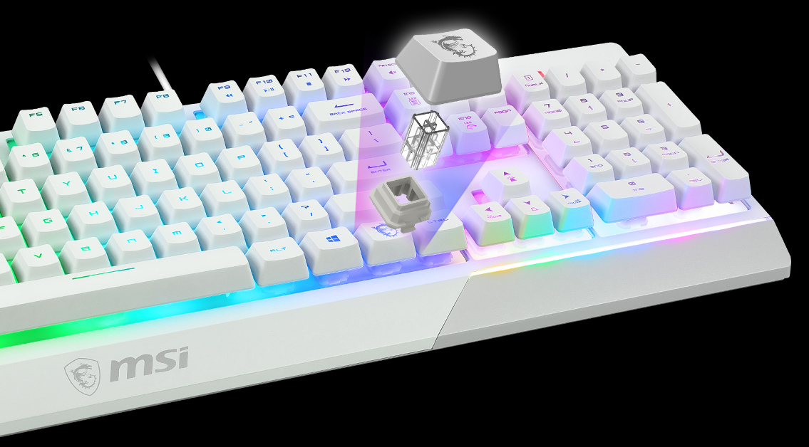 VIGOR GK30 WHITE GAMING KEYBOARD