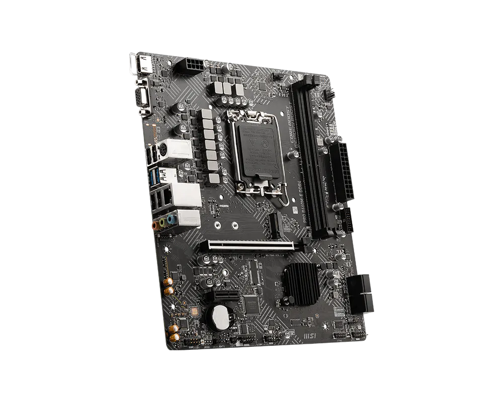 PRO B660M-E DDR4 Motherboard M-ATX - Intel 12th Gen Processors