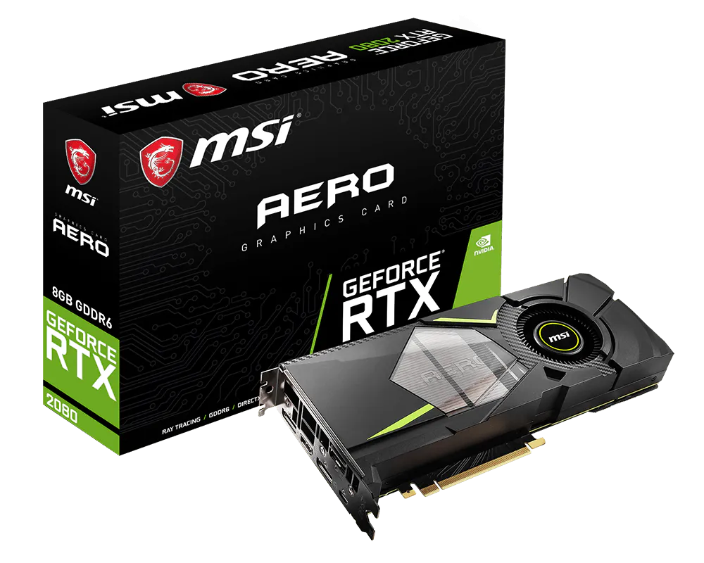 Specification GeForce RTX 2080 AERO 8G | MSI Global - The Leading