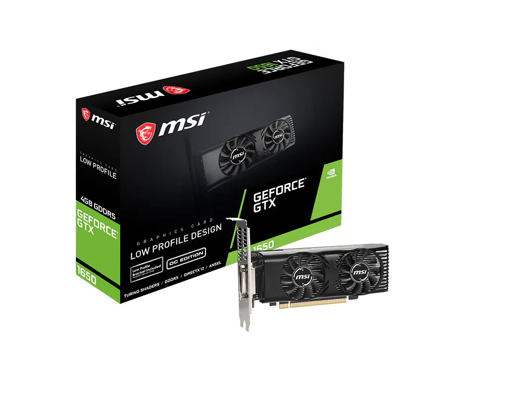 GeForce GTX 1650 4GT LP OCV1