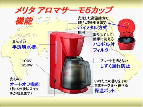 Melitta(メリタ) アロマサーモ 5カップ JCM-512の悪い口コミ・評判は