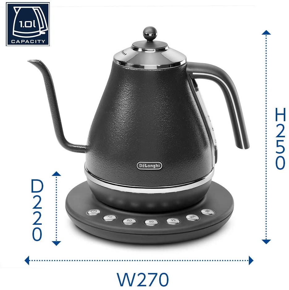 De'Longhi(デロンギ) アイコナ 温度設定機能付き電気カフェケトル