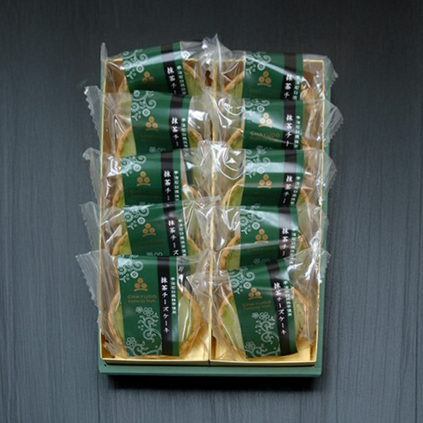 京都宇治 茶游堂 抹茶チーズケーキ 10個入【春の贈りもの】【年間