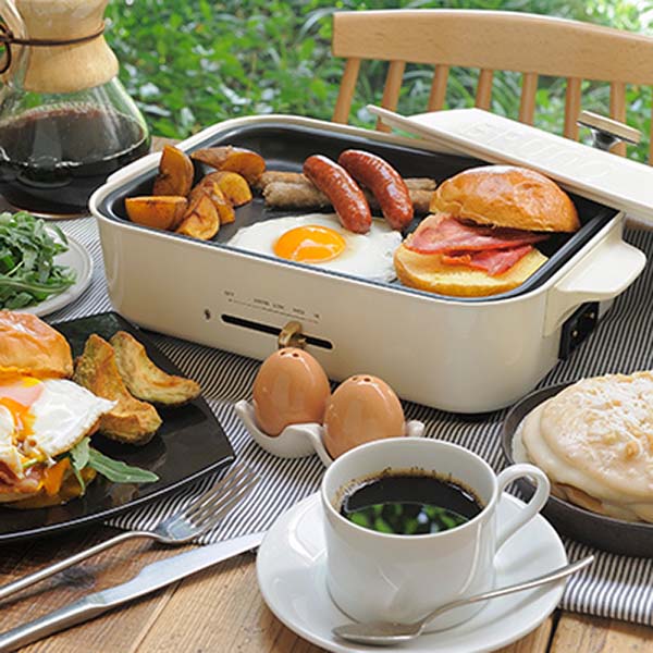 BRUNO コンパクトホットプレート WH［BOE021-WH］（R3955） - イオン