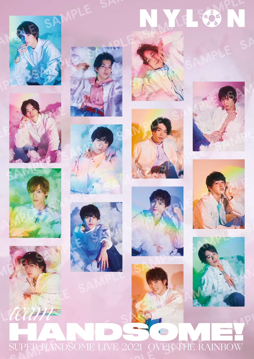 FASHION] BIGサイズでまるごと一冊《TEAM HANDSOME！》発売決定！ 虹色
