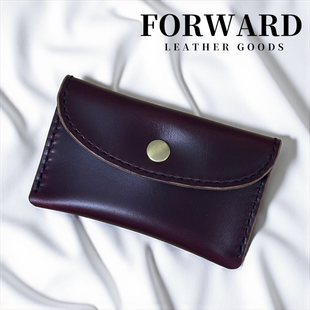 レザーケース（カード・コイン兼用）高級クロムエクセルレザー使用