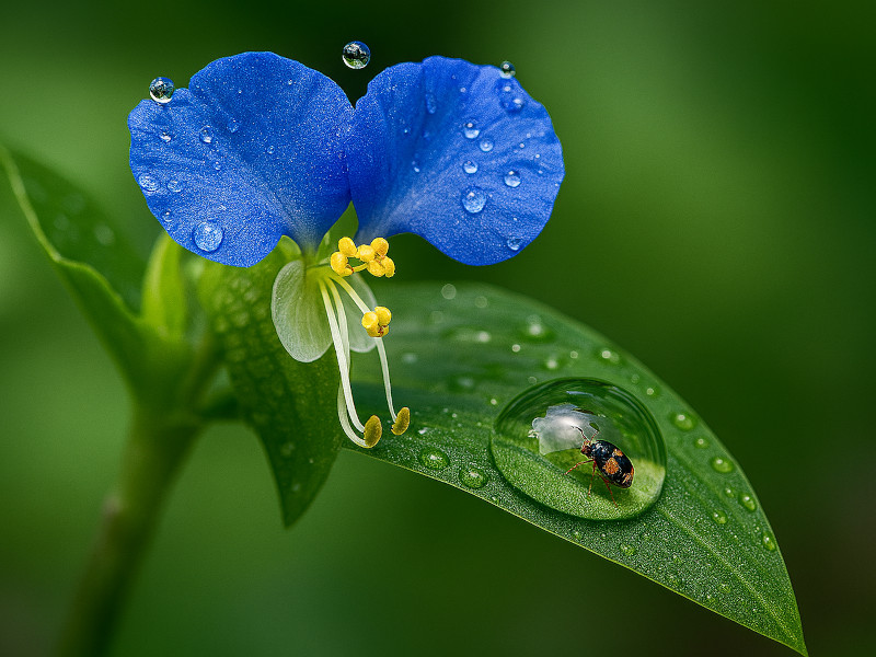 ツユクサ | Commelina communis | かぎけん花図鑑