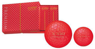 ゴルフボールNEW「ゼクシオ プレミアム」ロイヤルレッド数量限定で新